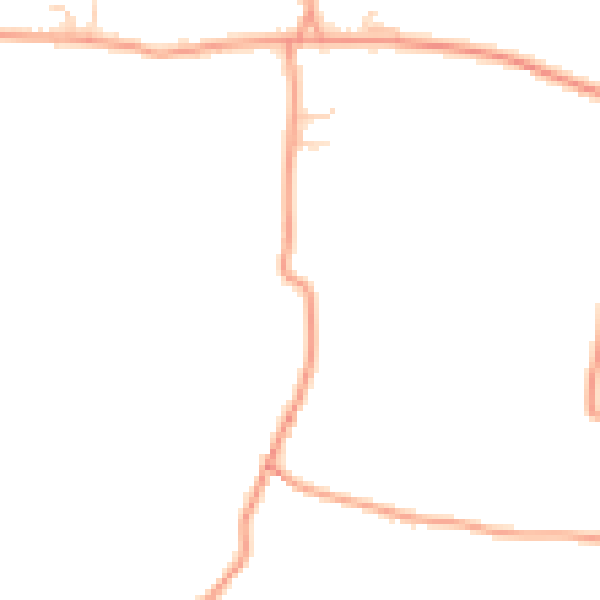 Daytime road noise heatmap for ME17 3RQ