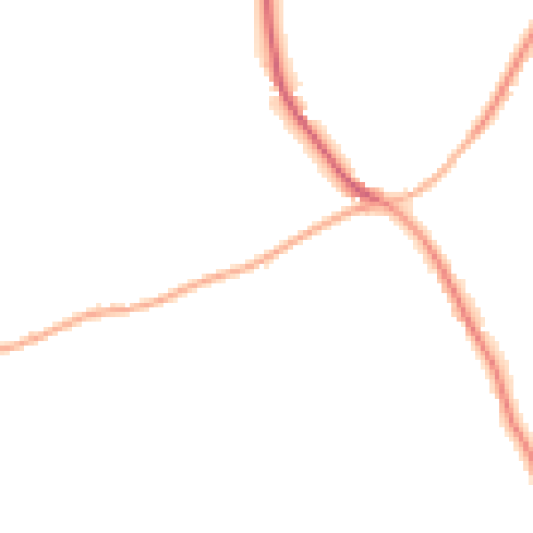 Night-time road noise heatmap for ME17 3RU