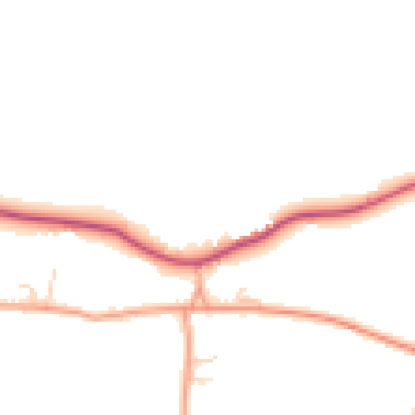 Daytime road noise heatmap for ME17 3RZ