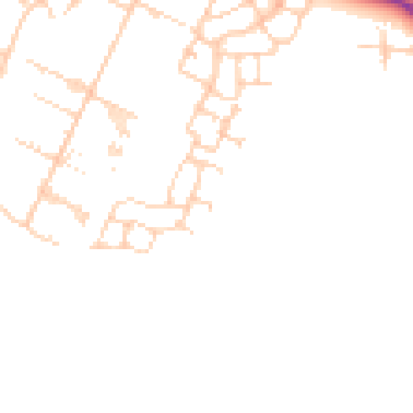 Daytime road noise heatmap for ME17 3SZ