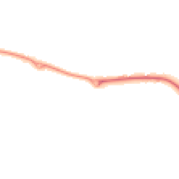 Night-time road noise heatmap for ME17 3UQ