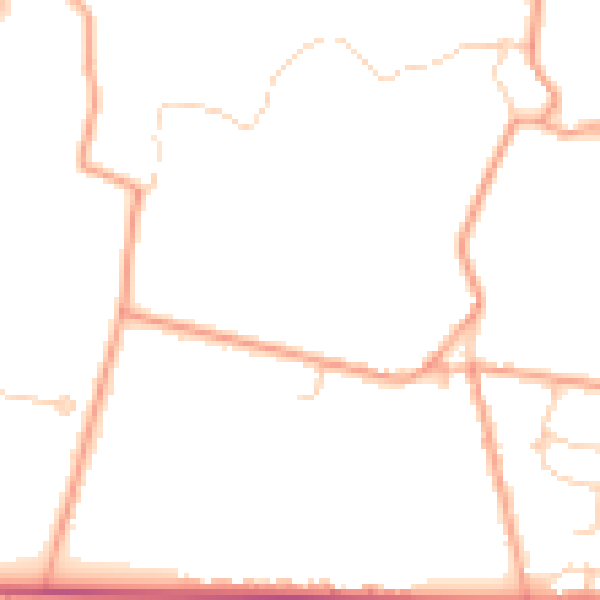 Daytime road noise heatmap for ME17 4LR
