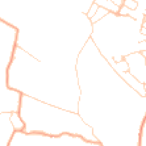Daytime road noise heatmap for ME17 4NB