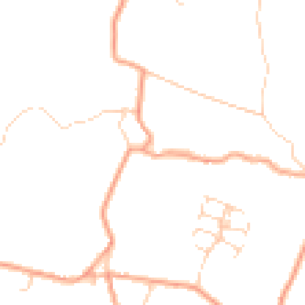 Daytime road noise heatmap for ME17 4NH