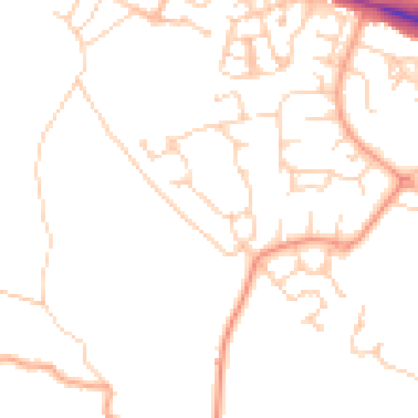 Daytime road noise heatmap for ME17 4RD