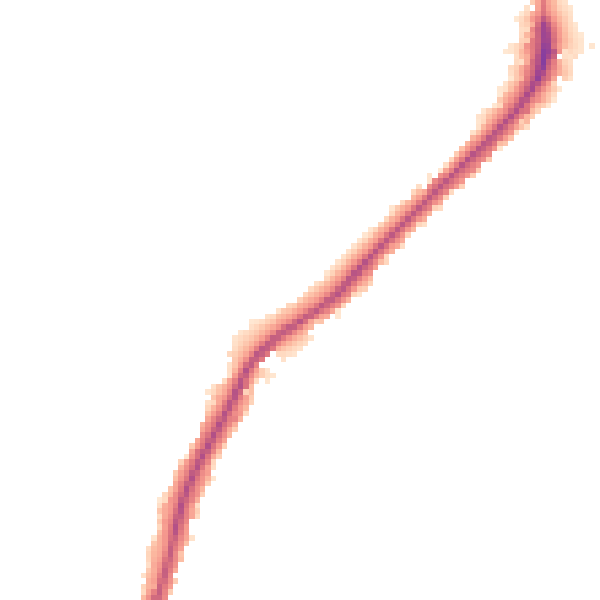 Night-time road noise heatmap for ME2 1AG