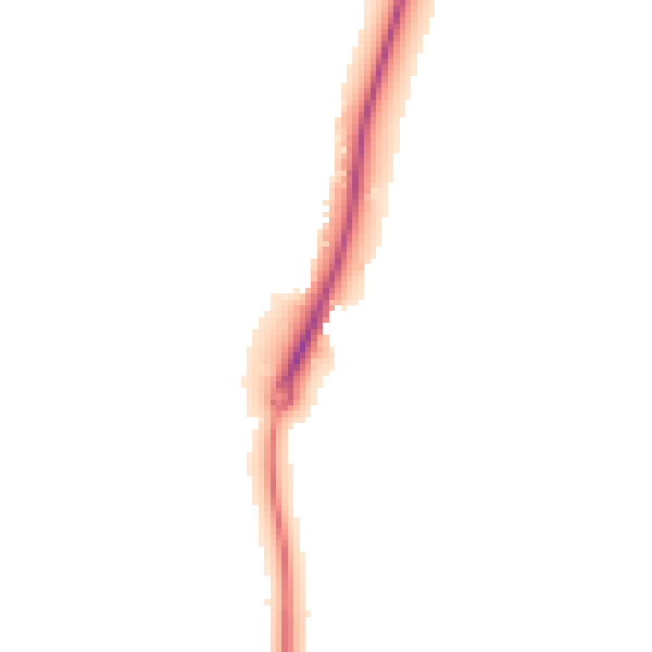 Night-time road noise heatmap for ME2 1AP