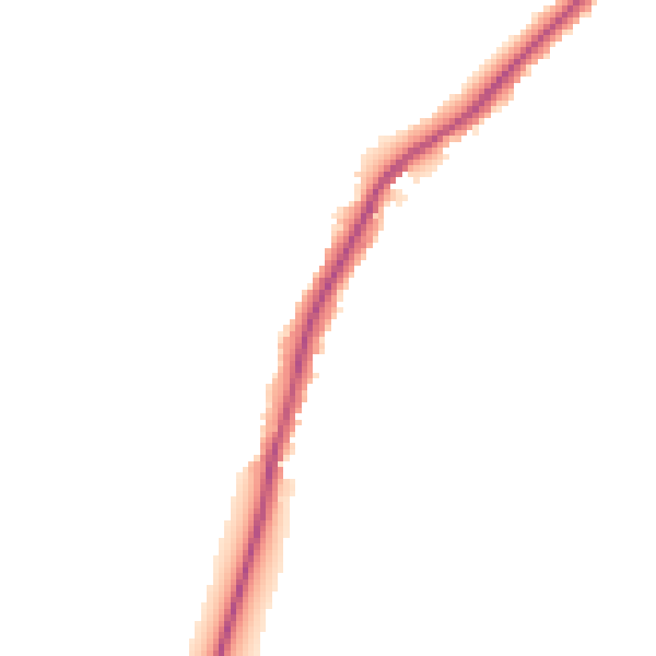 Night-time road noise heatmap for ME2 1AQ