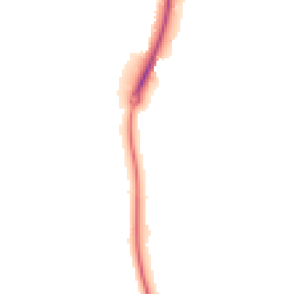 Night-time road noise heatmap for ME2 1AR