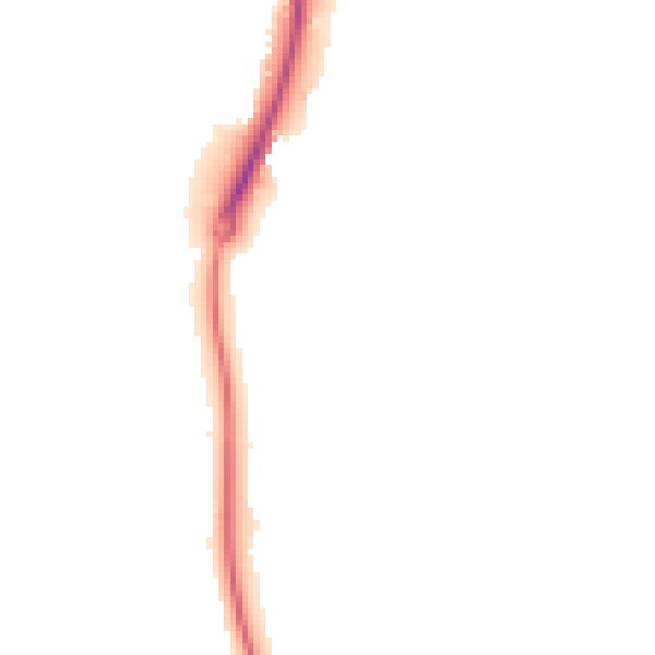 Night-time road noise heatmap for ME2 1AY