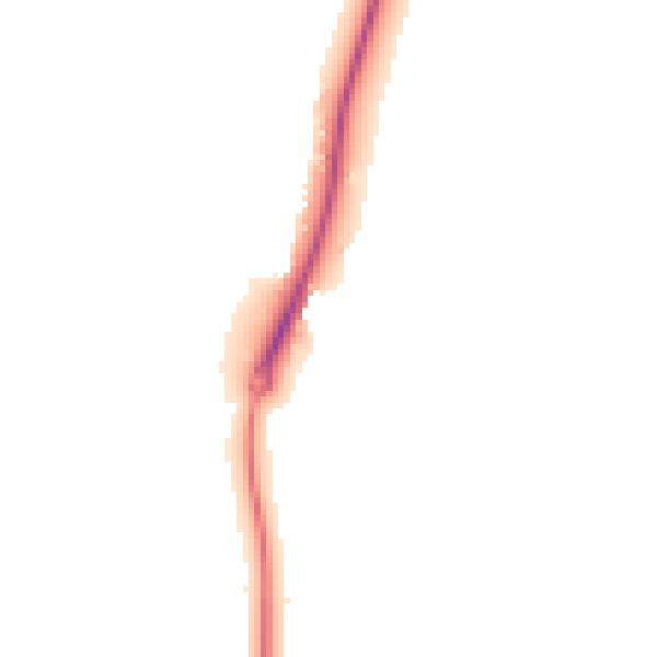 Night-time road noise heatmap for ME2 1BA