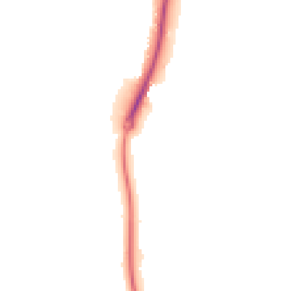 Night-time road noise heatmap for ME2 1BD