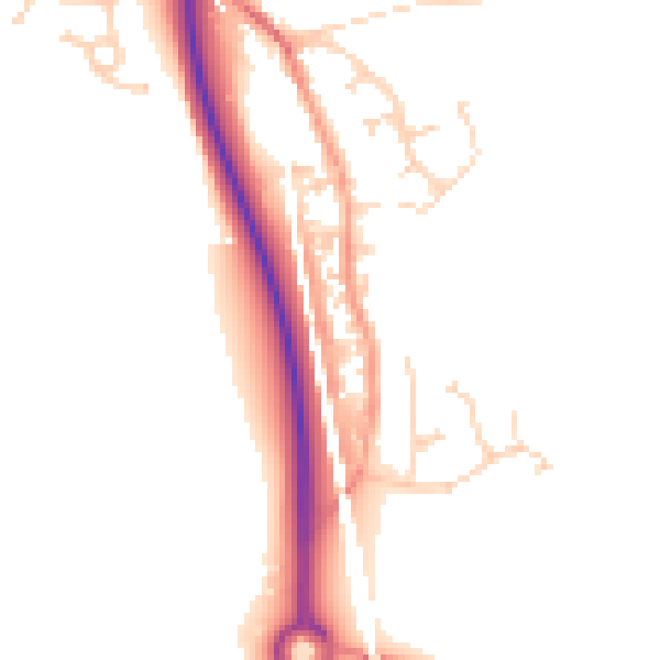 Daytime road noise heatmap for ME2 1BF