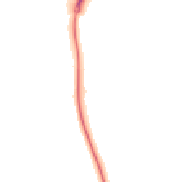 Night-time road noise heatmap for ME2 1BW