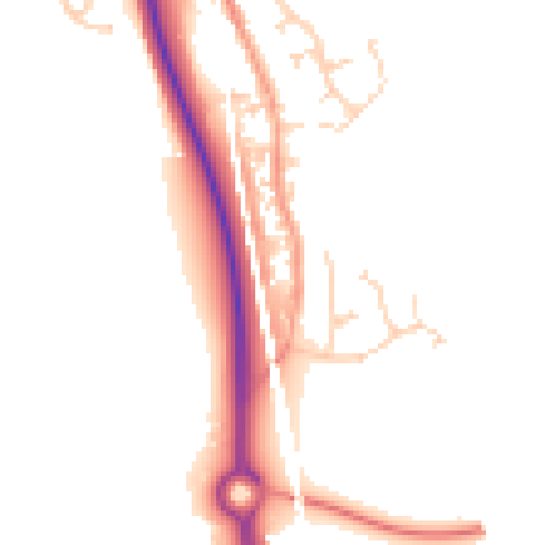 Daytime road noise heatmap for ME2 1DG