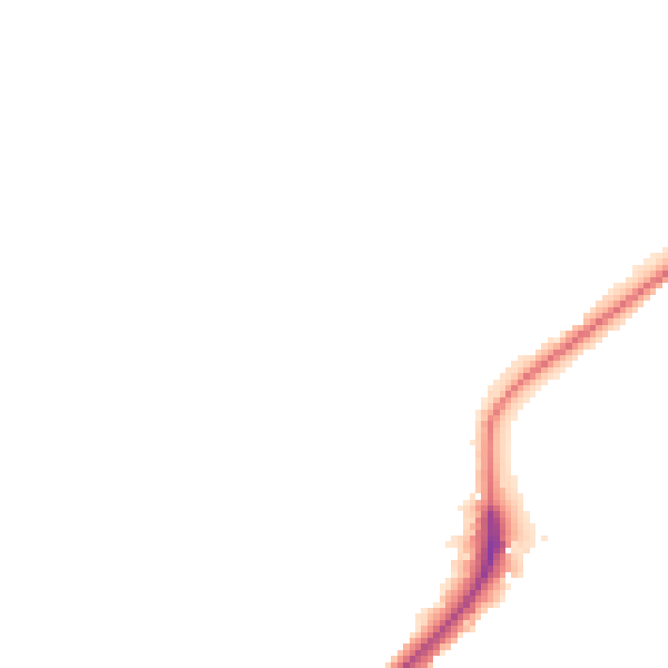Night-time road noise heatmap for ME2 1EF