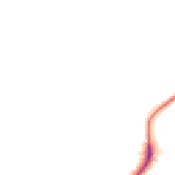 Night-time road noise heatmap for ME2 1EH