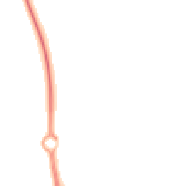 Night-time road noise heatmap for ME2 1ER