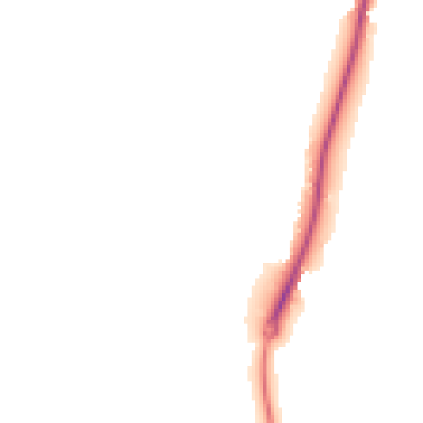 Night-time road noise heatmap for ME2 1FN