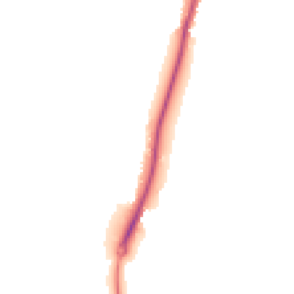Night-time road noise heatmap for ME2 1FS