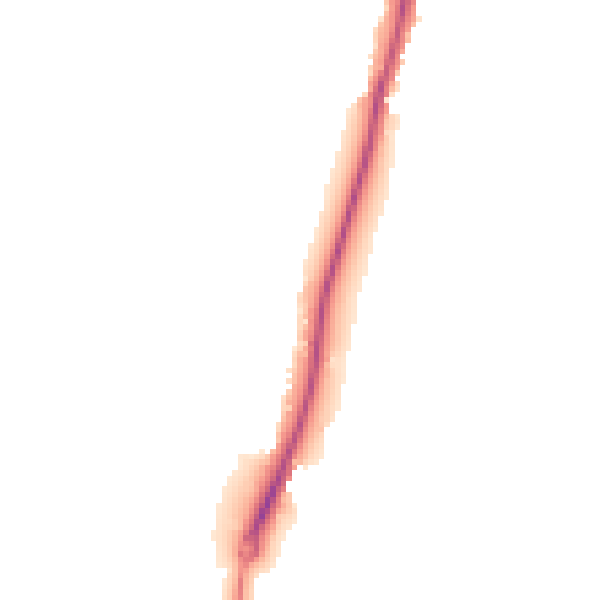 Night-time road noise heatmap for ME2 1GA