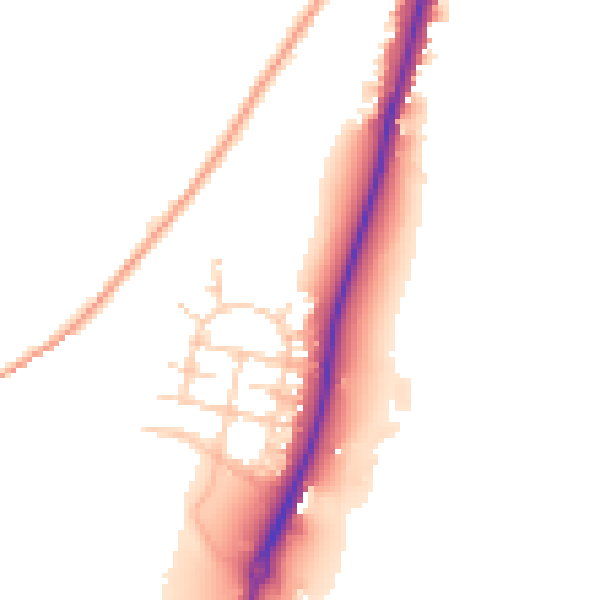 Daytime road noise heatmap for ME2 1GB