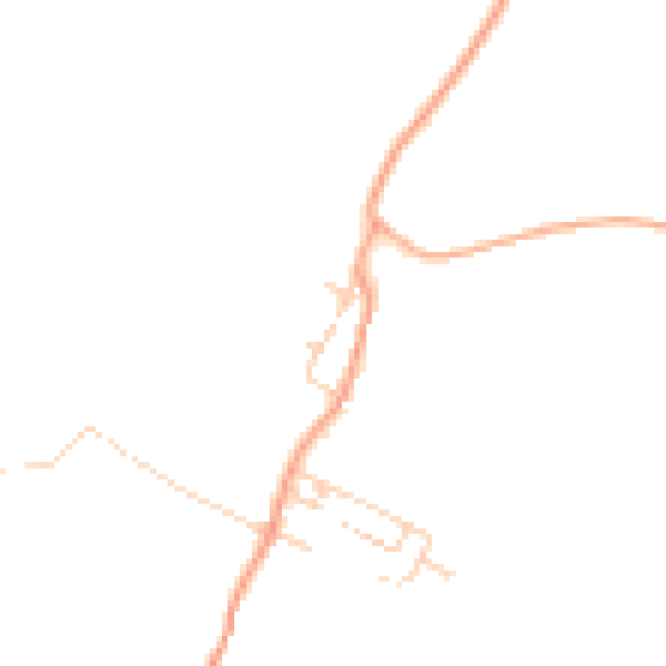 Daytime road noise heatmap for ME2 1HY
