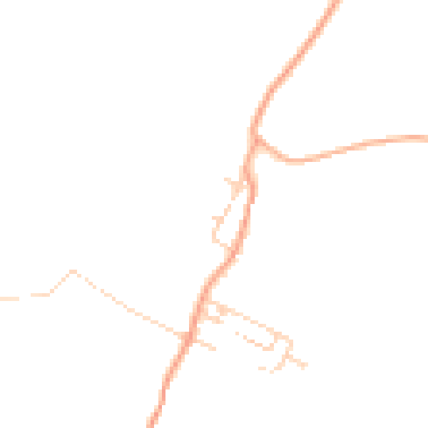 Daytime road noise heatmap for ME2 1HZ