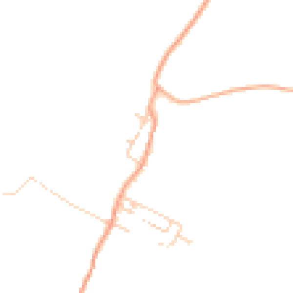 Daytime road noise heatmap for ME2 1JD