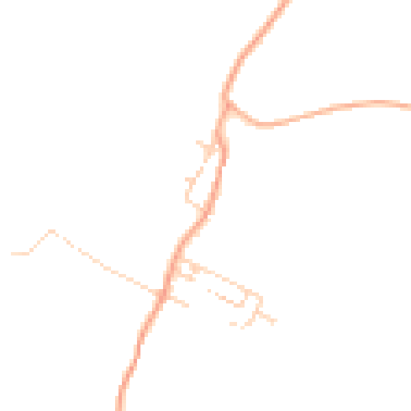 Daytime road noise heatmap for ME2 1JE