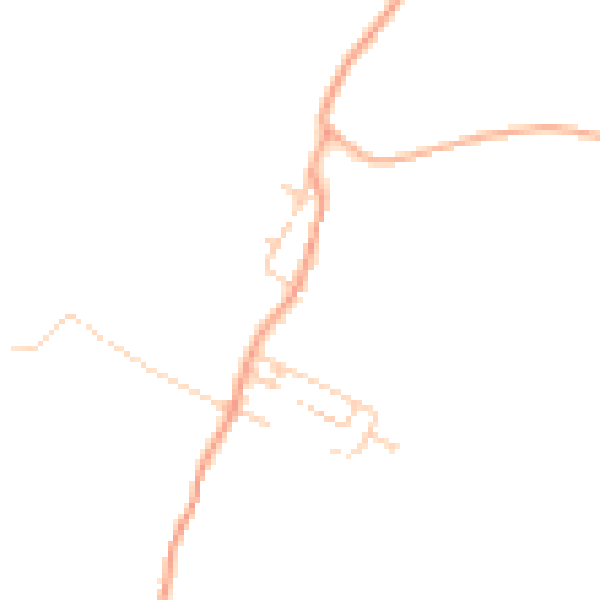 Daytime road noise heatmap for ME2 1JG