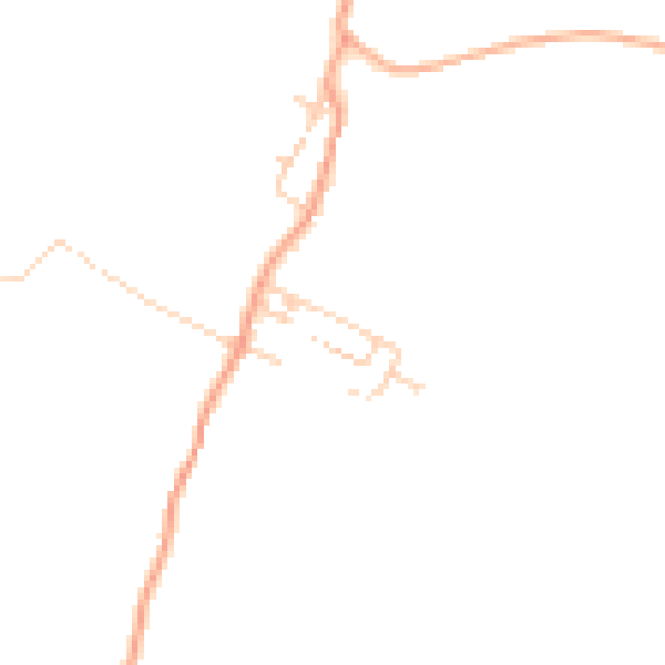 Daytime road noise heatmap for ME2 1JH