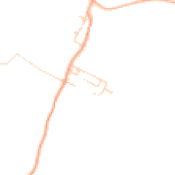 Daytime road noise heatmap for ME2 1JJ
