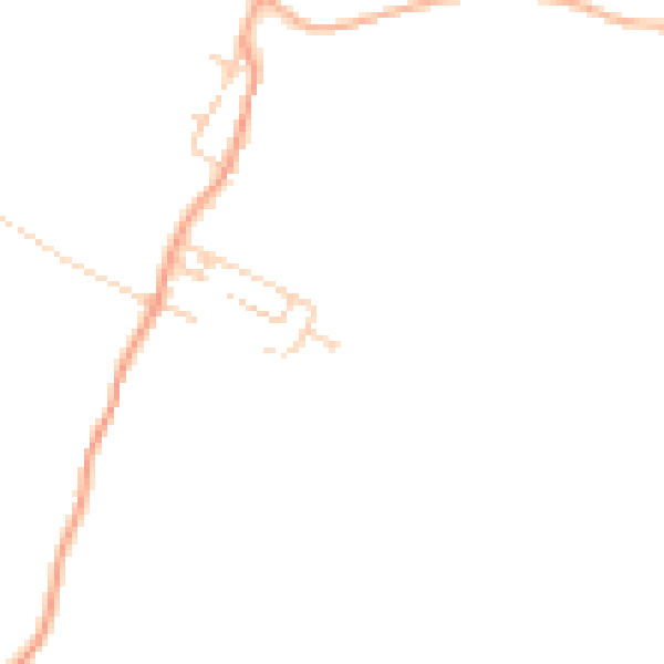 Daytime road noise heatmap for ME2 1JL