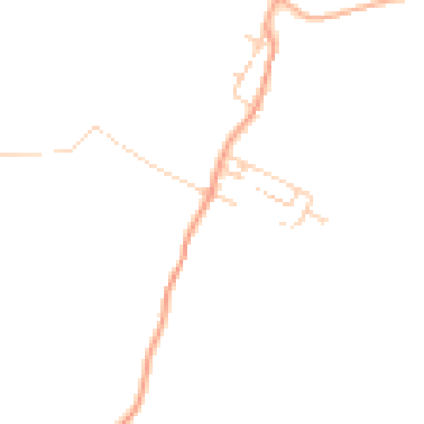 Daytime road noise heatmap for ME2 1JR