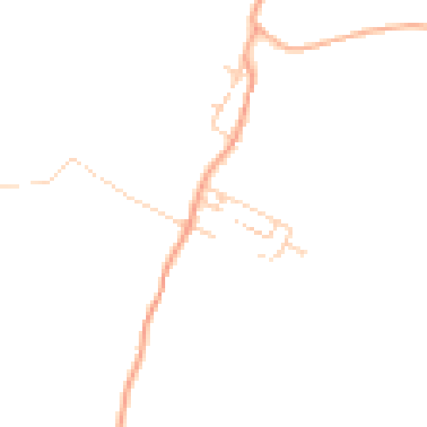 Daytime road noise heatmap for ME2 1JX