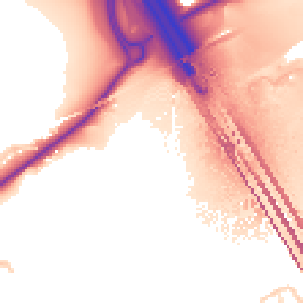 Daytime road noise heatmap for ME2 1LE