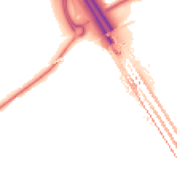 Night-time road noise heatmap for ME2 1LE