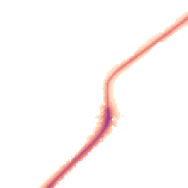 Night-time road noise heatmap for ME2 1LL