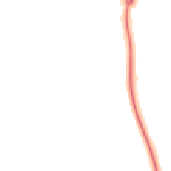 Night-time road noise heatmap for ME2 1PL