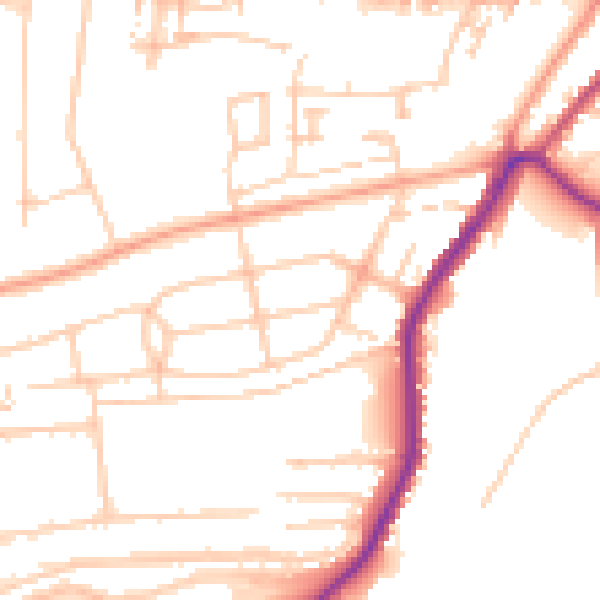 Daytime road noise heatmap for ME2 2LP