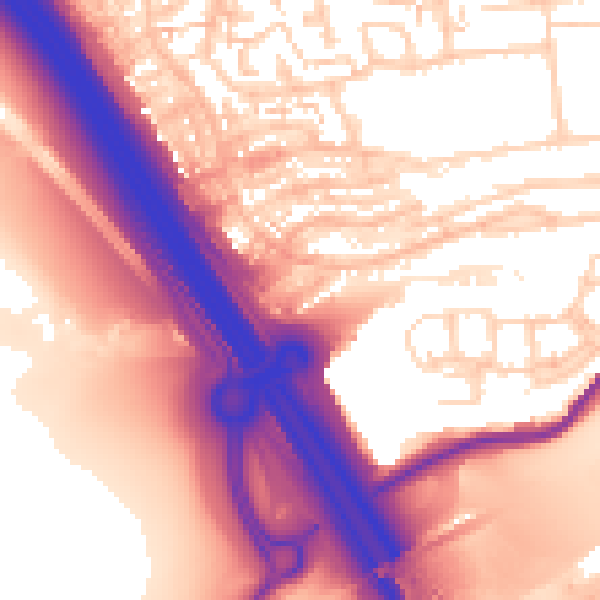 Daytime road noise heatmap for ME2 2PG