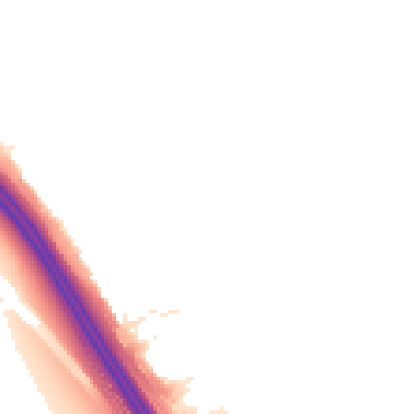 Night-time road noise heatmap for ME2 2QZ