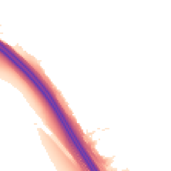 Night-time road noise heatmap for ME2 2RY