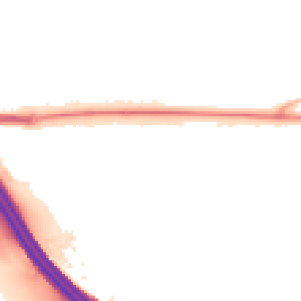 Night-time road noise heatmap for ME2 2TL