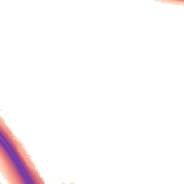 Night-time road noise heatmap for ME2 2UR