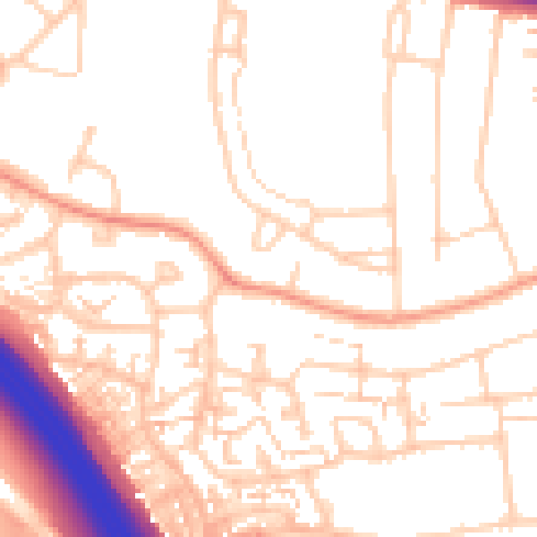 Daytime road noise heatmap for ME2 2US