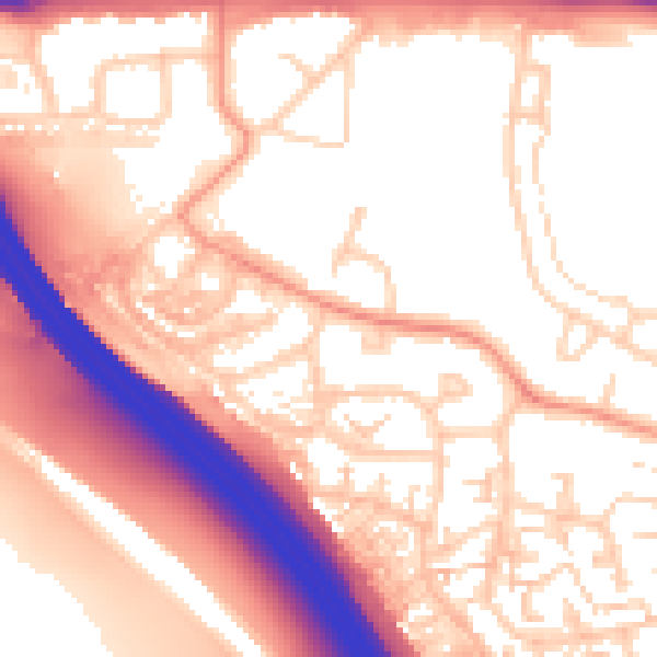Daytime road noise heatmap for ME2 2XL