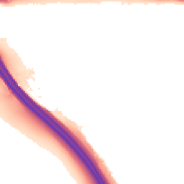 Night-time road noise heatmap for ME2 2XL