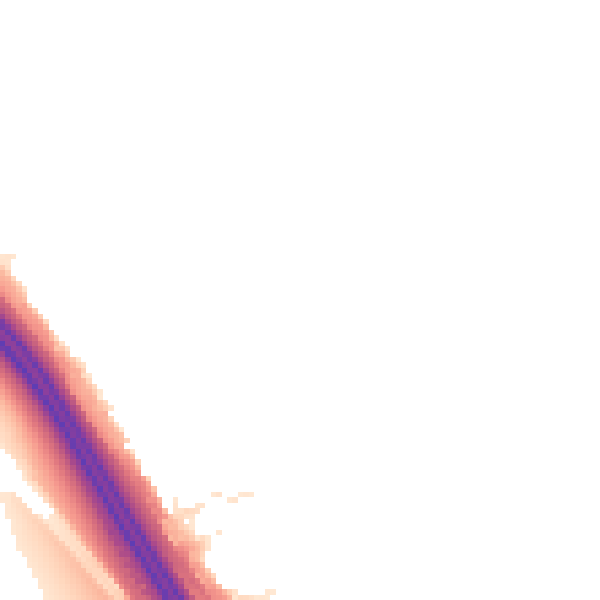 Night-time road noise heatmap for ME2 2ZR